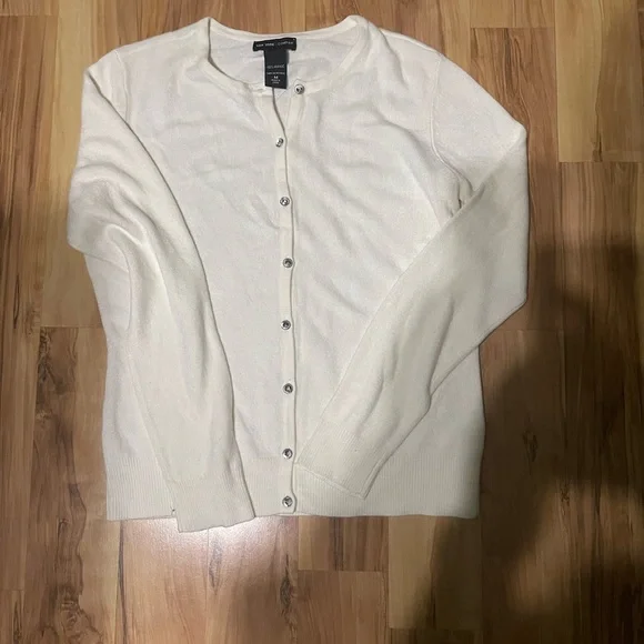 New York & Company Ivory Knit Sweater - Picture 3 of 4